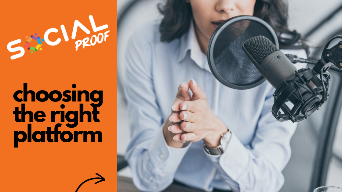 Visual on monetization strategies for podcasters, featured in a podcaster in action.