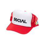 5 Panel High Crown Mesh Back Trucker Hat - | Social Proof Store