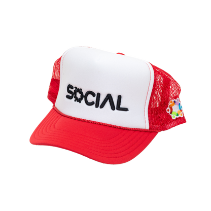 5 Panel High Crown Mesh Back Trucker Hat - | Social Proof Store