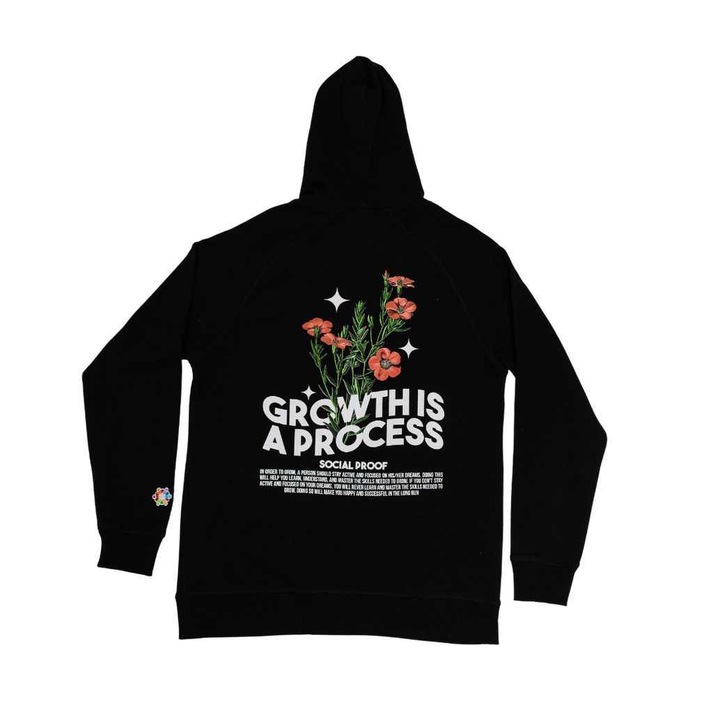 Growth is a Process Hoodie - Hustle Toward Your Dreams | Social Proof