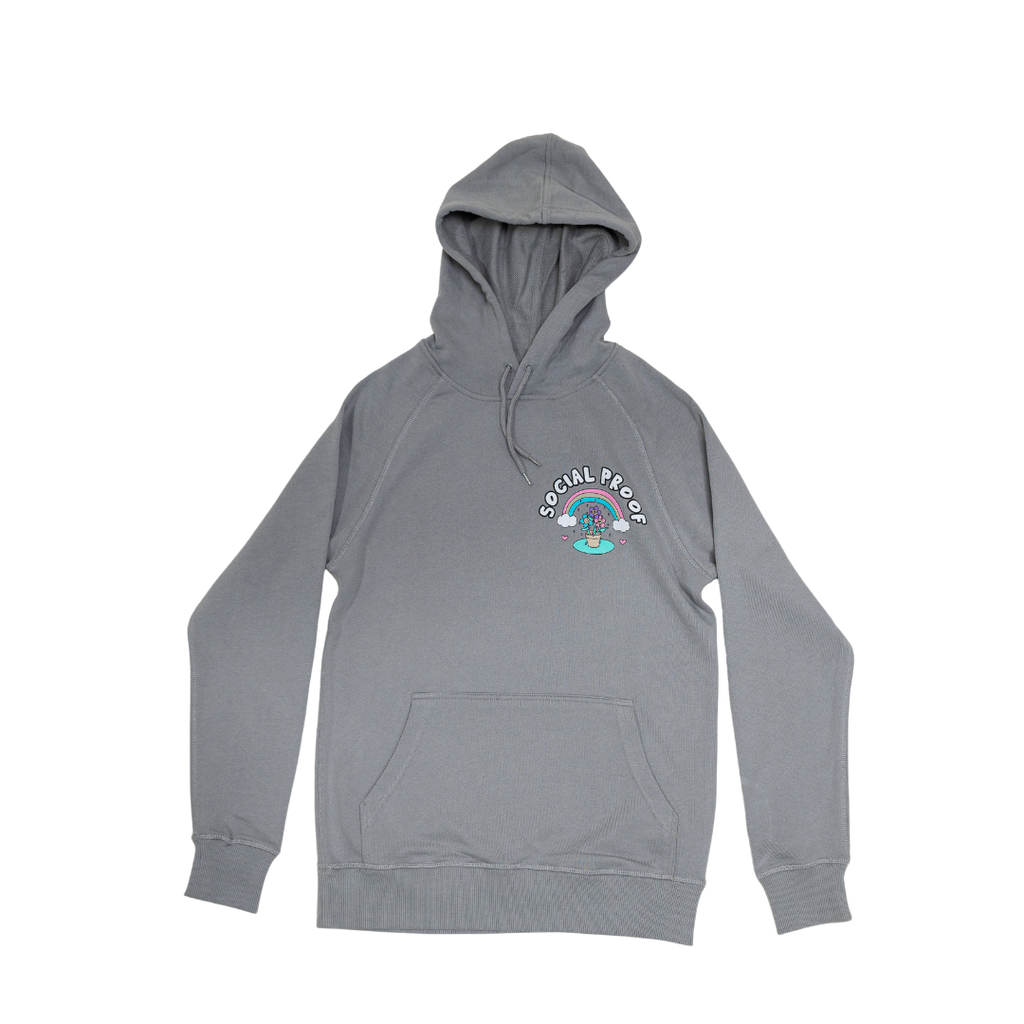 No Rain No Flowers Hoodie - | Social Proof Podcast Store