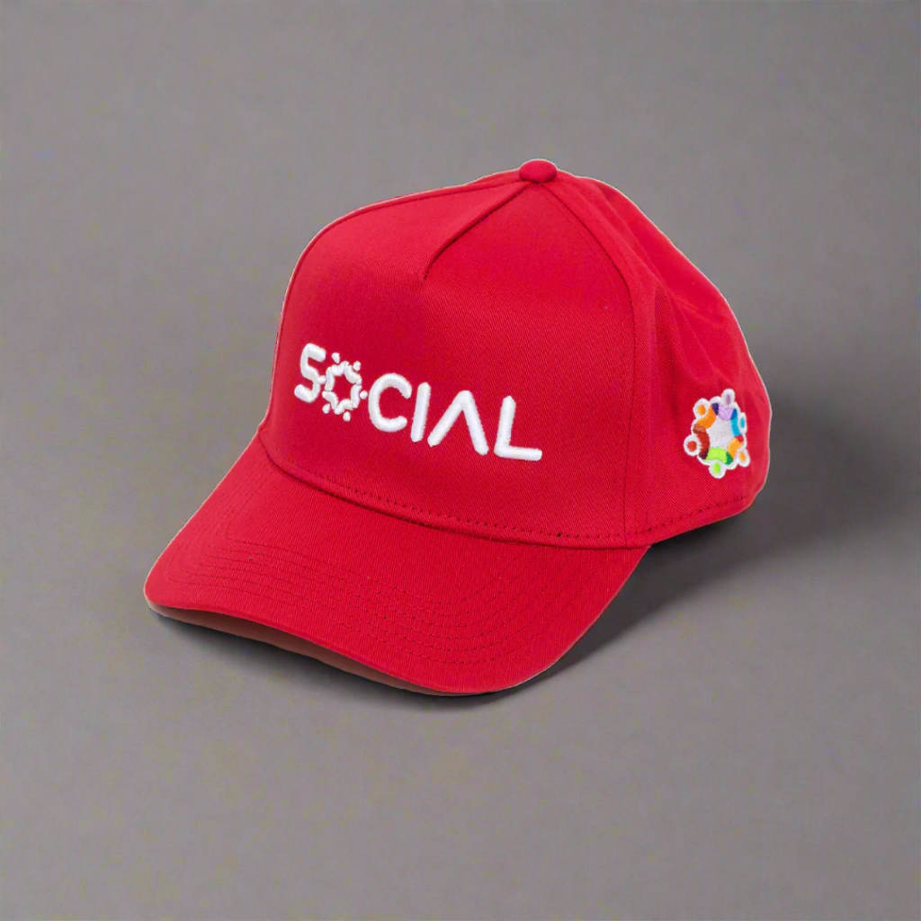 5 Panel Curved Brim Mid Profile Baseball Cap - STRUT YOUR STUFF!