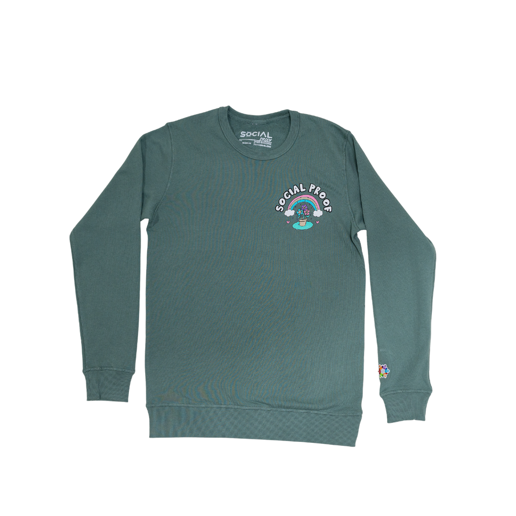 No Rain No Flowers Sweatshirt - Embrace Life's Journey | Social Proof