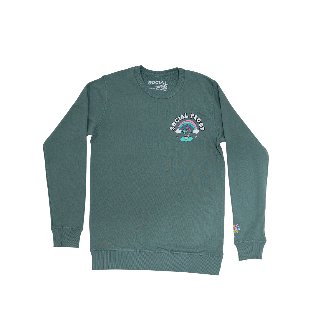 No Rain No Flowers Sweatshirt - Embrace Life's Journey | Social Proof