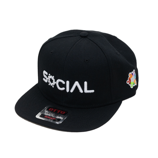 Social Proof 6 Panel Mid Profile Snapback Hat - | Social Proof Podcast…