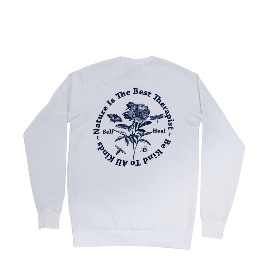Self Heal Flower Sweatshirt - | Social Proof