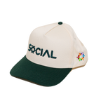 5 Panel Curved Brim Mid Profile Baseball Cap - STRUT YOUR STUFF!
