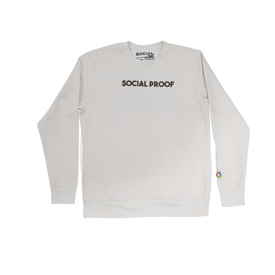 Collaboration Over Competition Sweatshirt - Social Proof Podcast Store