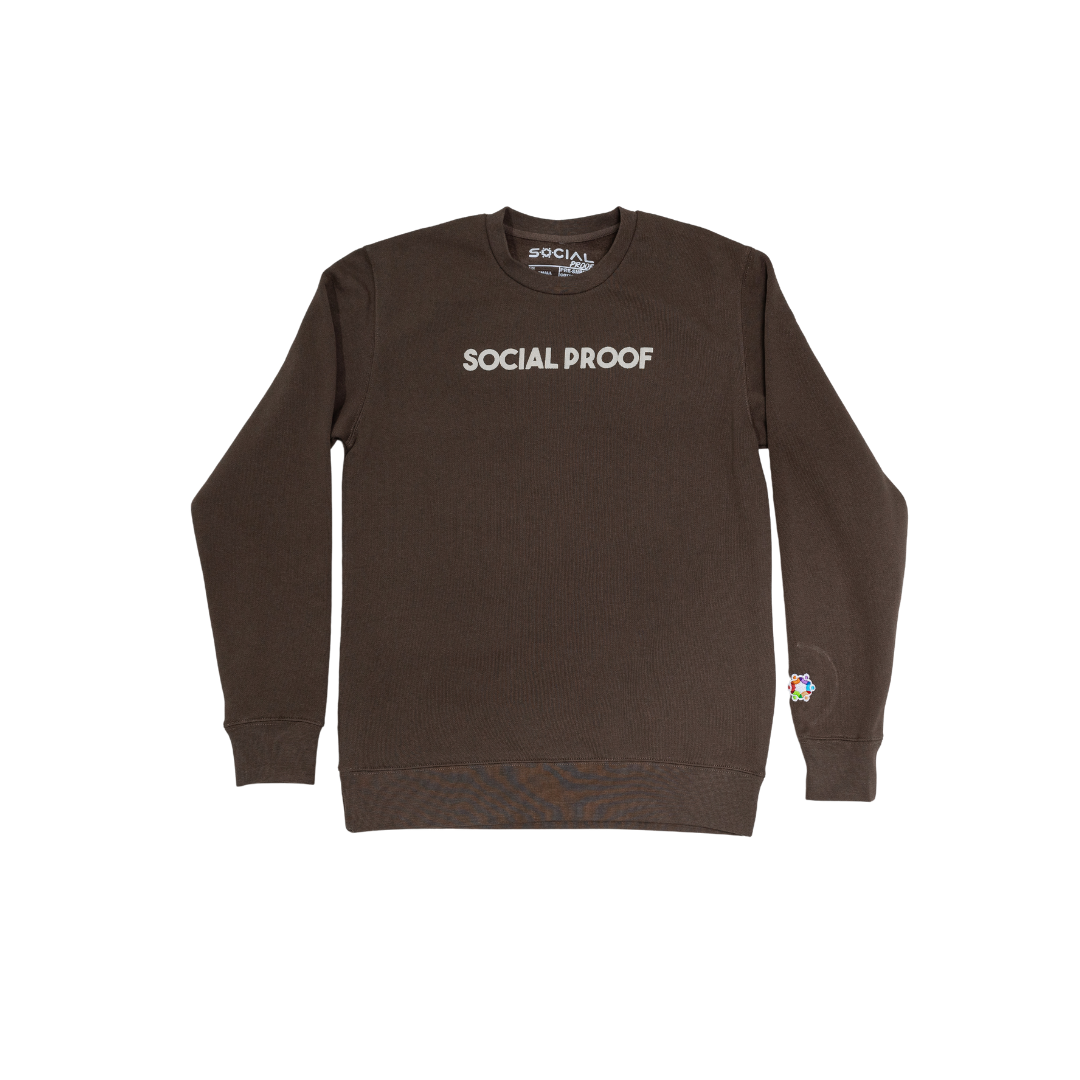 Collaboration Over Competition Sweatshirt - Social Proof Podcast Store