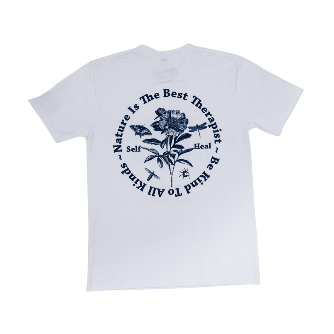 Self Heal Flower T-Shirt - | Social Proof Podcast Store