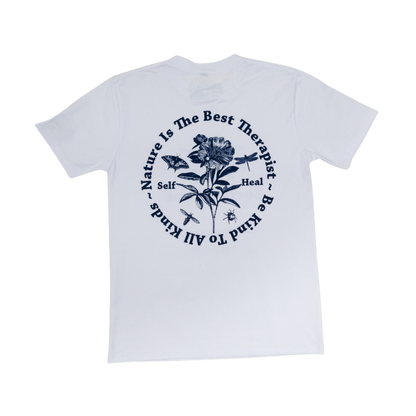 Self Heal Flower T-Shirt - | Social Proof Podcast Store