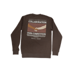 Collaboration Over Competition Sweatshirt - Social Proof Podcast Store