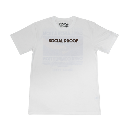 Collaboration Over Competition T-Shirt - Social Proof Podcast Store