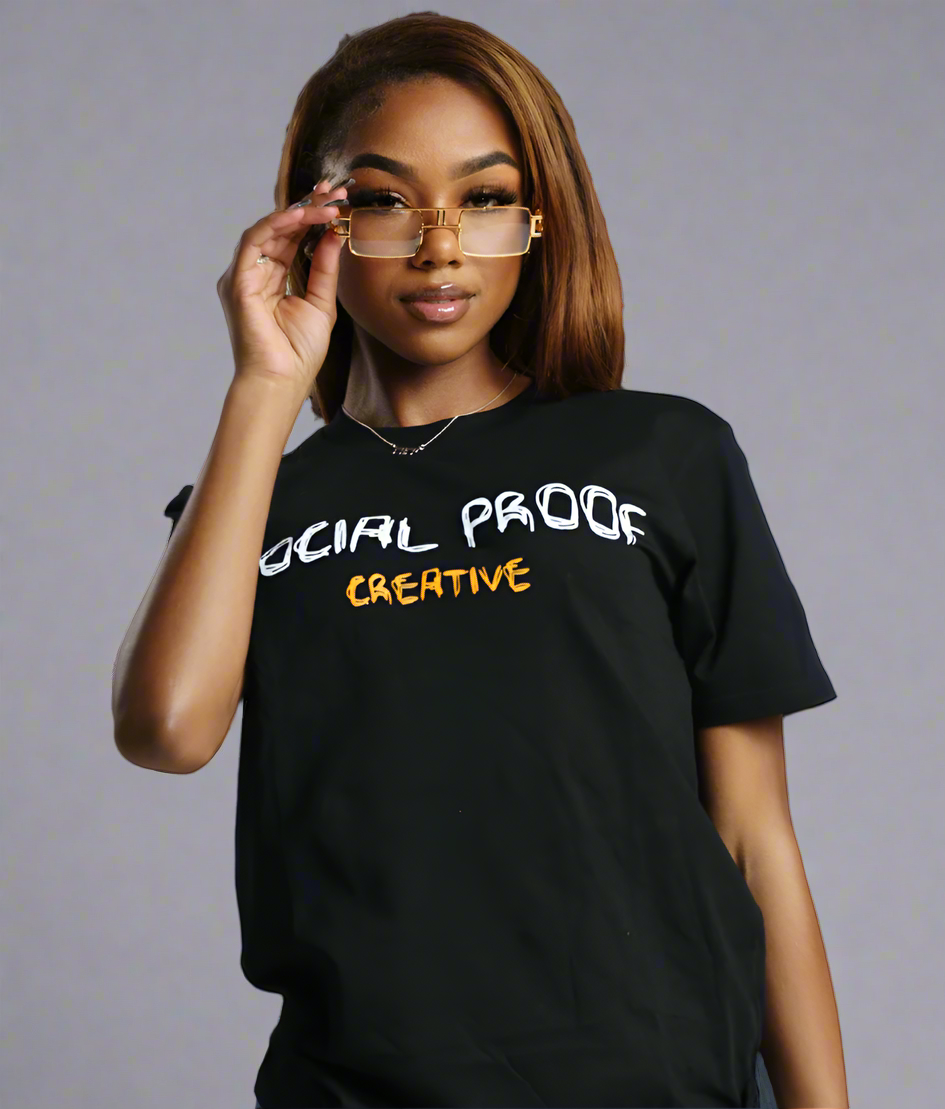 Abstract Creative T-Shirt - | Social Proof Podcast Store