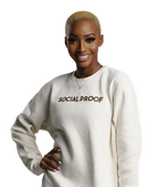 Collaboration Over Competition Sweatshirt - Social Proof Podcast Store