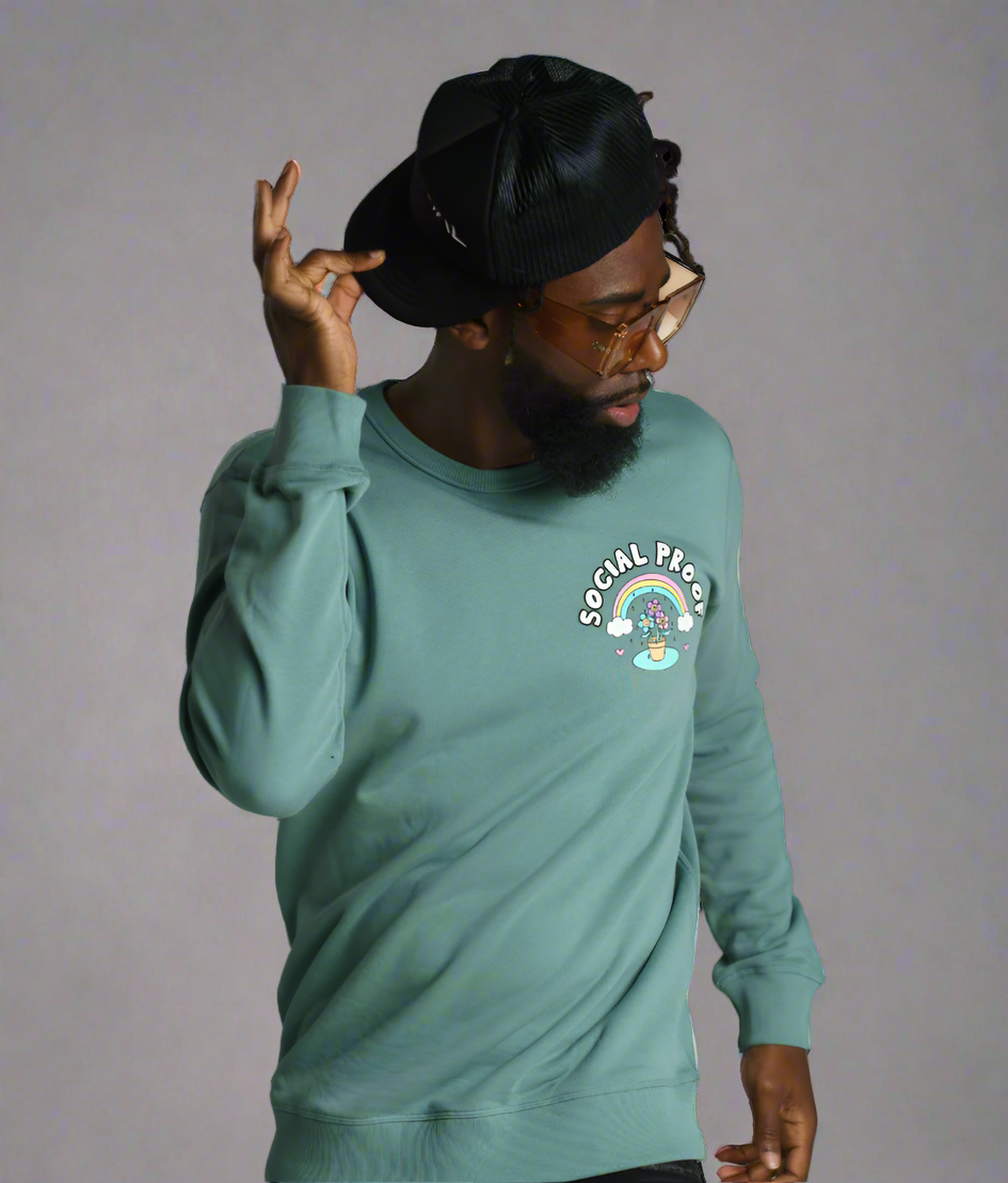 No Rain No Flowers Sweatshirt - Embrace Life's Journey | Social Proof