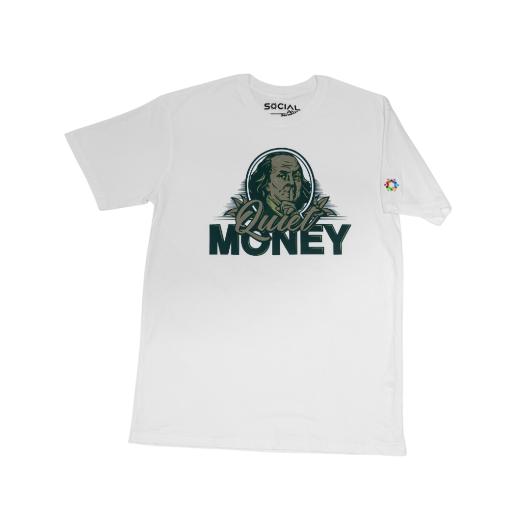 Quiet Money T-Shirt - | Social Proof Podcast