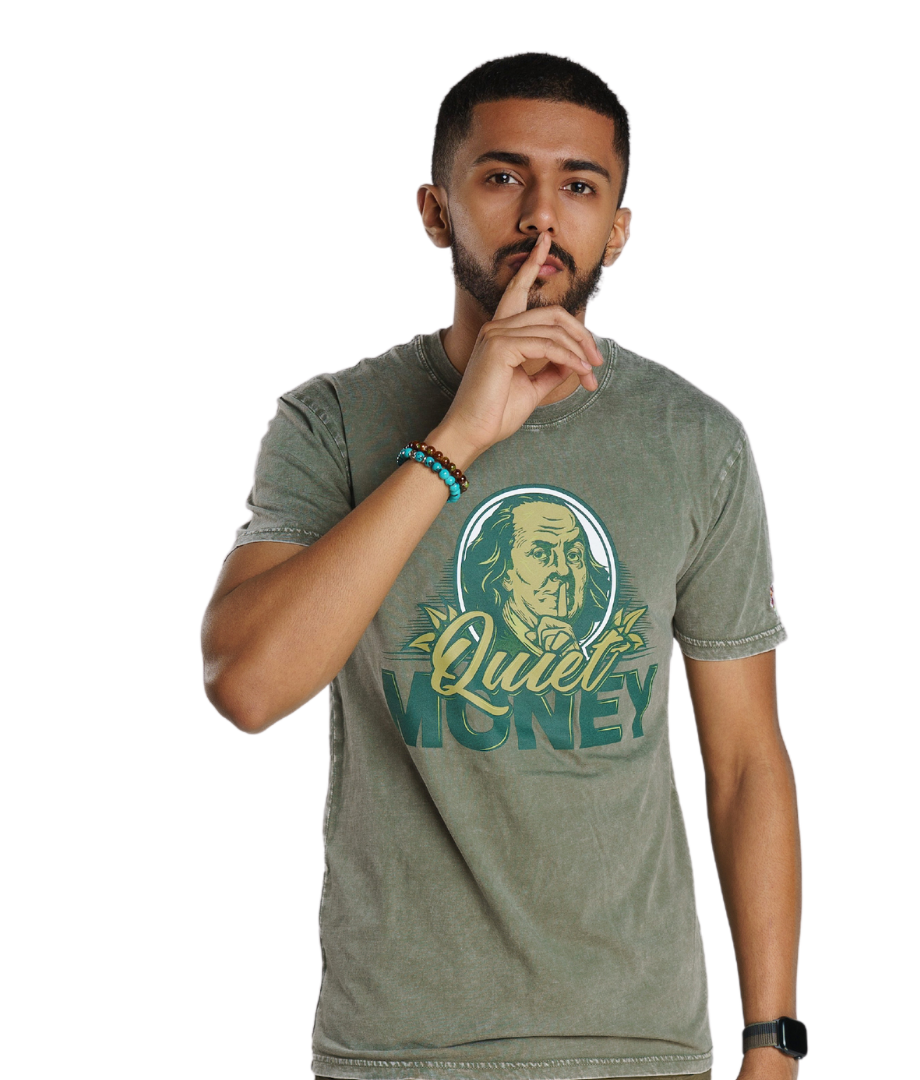 Quiet Money T-Shirt - | Social Proof Podcast