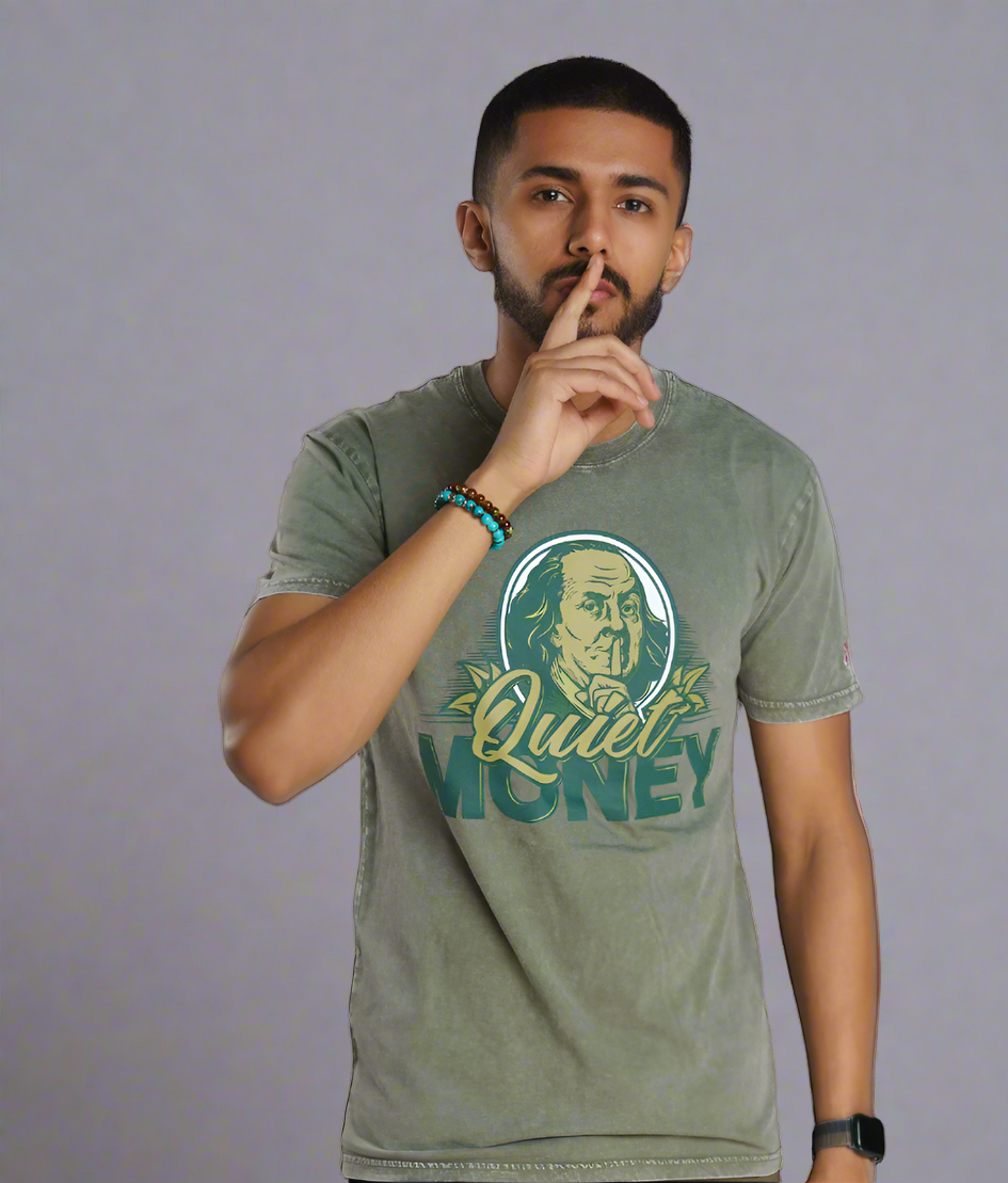 Quiet Money T-Shirt - | Social Proof Podcast